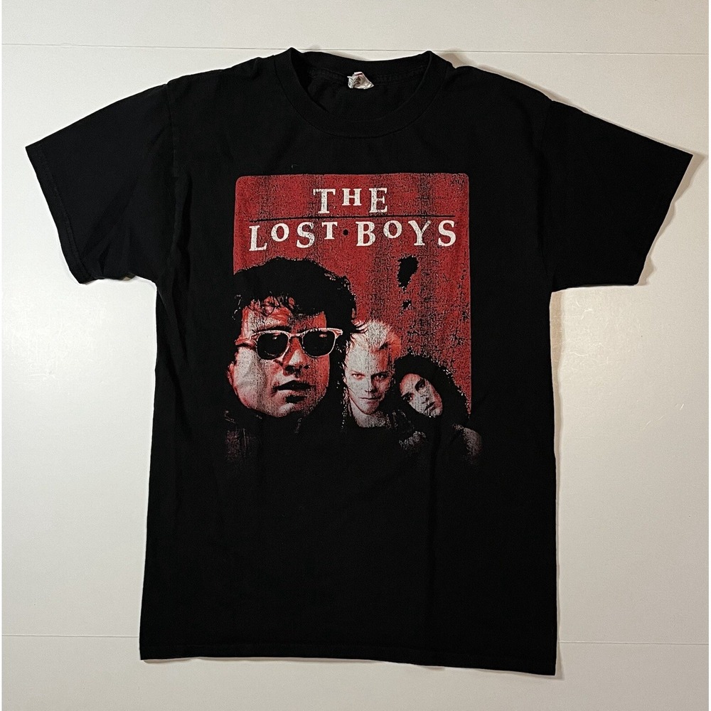 Vintage The Lost Boys T Shirt Faded Distressed Size Small